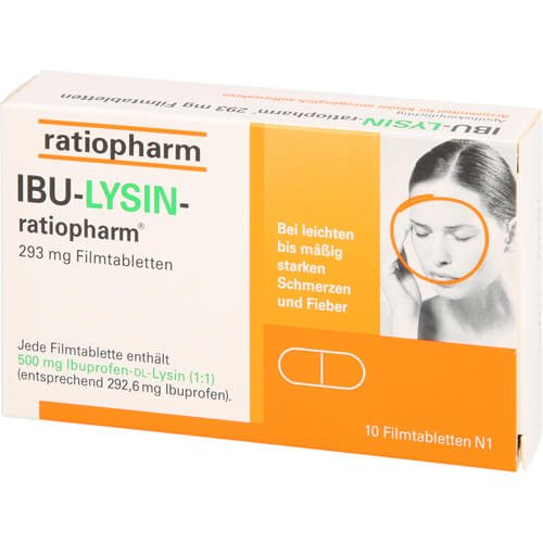 IBU-LYSIN-ratiopharm 293 mg Filmtabletten IBU-LYSIN-ratiopharm 293 mg Filmtabletten