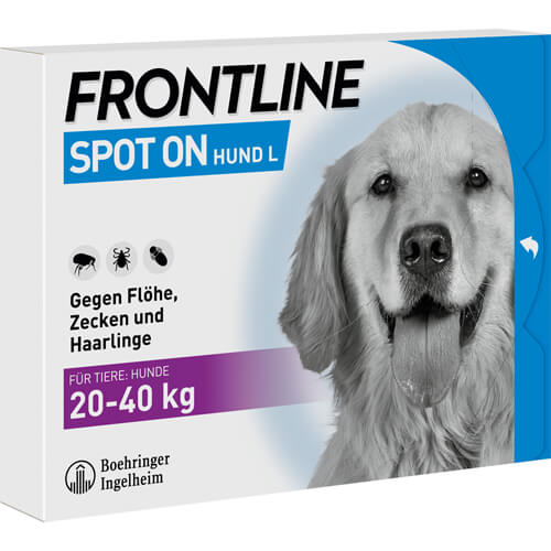 FRONTLINE Spot on H 40 Lösung f.Hunde FRONTLINE Spot on H 40 Lösung f.Hunde