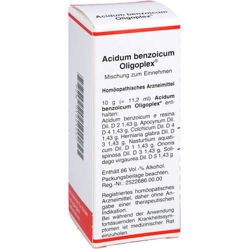 ACIDUM BENZOICUM OLIGOPLEX Liquidum ACIDUM BENZOICUM OLIGOPLEX Liquidum