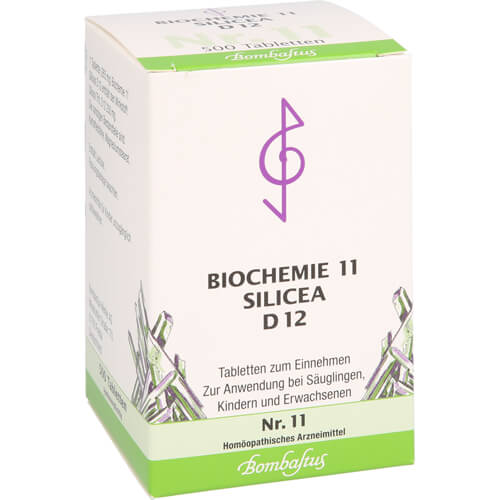 BIOCHEMIE 11 Silicea D 12 Tabletten BIOCHEMIE 11 Silicea D 12 Tabletten