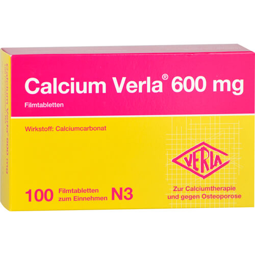 CALCIUM VERLA 600 mg Filmtabletten CALCIUM VERLA 600 mg Filmtabletten