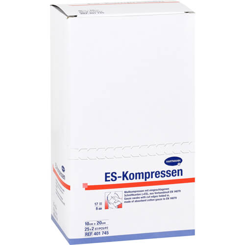 ES-KOMPRESSEN steril 10x20 cm 8fach ES-KOMPRESSEN steril 10x20 cm 8fach