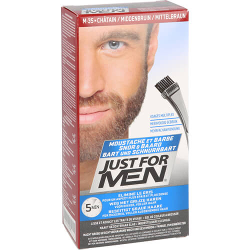 JUST for men Brush in Color Gel mittelbraun JUST for men Brush in Color Gel mittelbraun