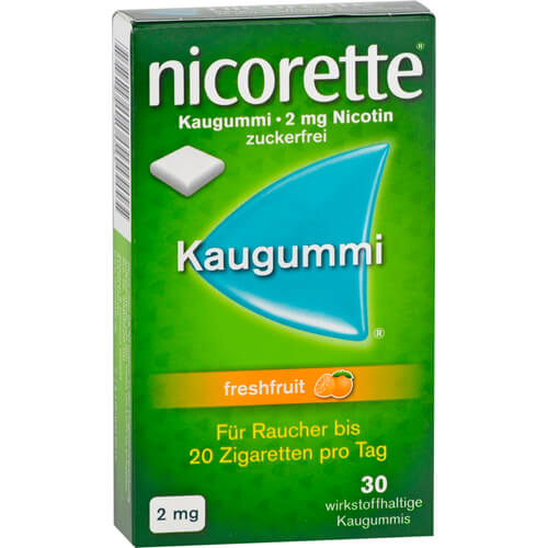 NICORETTE Kaugummi 2 mg freshfruit NICORETTE Kaugummi 2 mg freshfruit