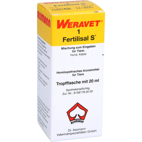 FERTILISAL S1 Tropf.f.Hunde/Katzen/heim-u.Zootiere FERTILISAL S1 Tropf.f.Hunde/Katzen/heim-u.Zootiere