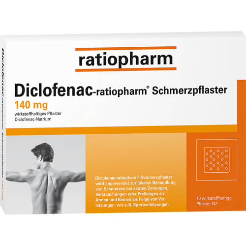 DICLOFENAC-ratiopharm Schmerzpflaster DICLOFENAC-ratiopharm Schmerzpflaster