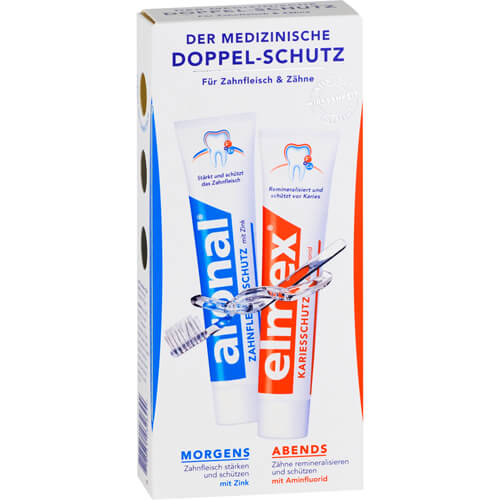 ARONAL/ELMEX Doppelschutz Zahnpasta ARONAL/ELMEX Doppelschutz Zahnpasta