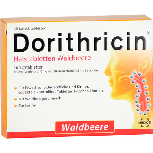 DORITHRICIN Halstabletten Waldbeere DORITHRICIN Halstabletten Waldbeere