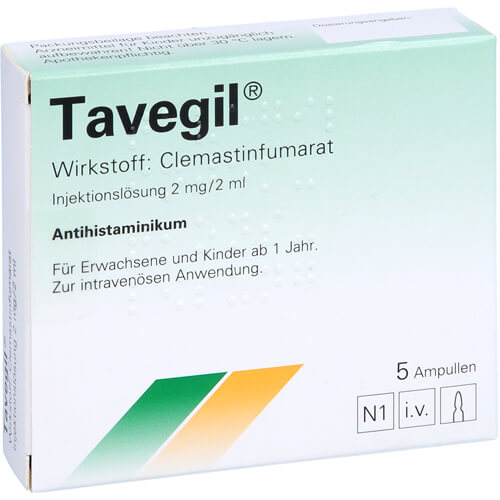 TAVEGIL Injektionslösung 2 mg/2 ml Ampullen TAVEGIL Injektionslösung 2 mg/2 ml Ampullen