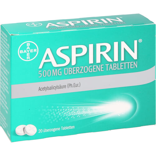 ASPIRIN 500 mg überzogene Tabletten ASPIRIN 500 mg überzogene Tabletten