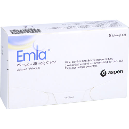 EMLA 25 mg/g + 25 mg/g Creme + 12 Tegaderm Pfl. EMLA 25 mg/g + 25 mg/g Creme + 12 Tegaderm Pfl.