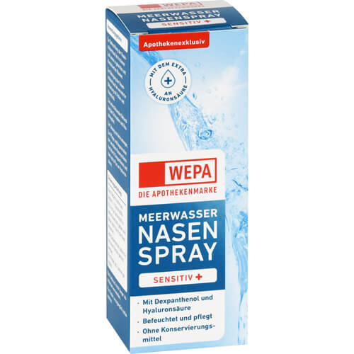 WEPA Meerwasser Nasenspray sensitiv+ WEPA Meerwasser Nasenspray sensitiv+