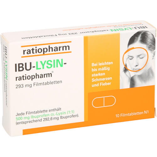 IBU-LYSIN-ratiopharm 293 mg Filmtabletten IBU-LYSIN-ratiopharm 293 mg Filmtabletten