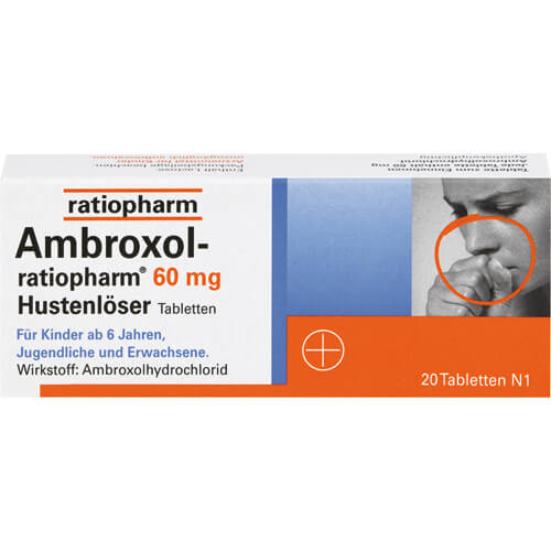 AMBROXOL-ratiopharm 60 mg Hustenlöser Tabletten AMBROXOL-ratiopharm 60 mg Hustenlöser Tabletten